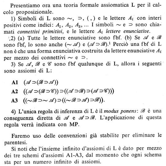 Teoria proposizionale