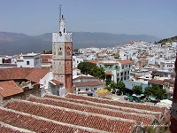 La moschea di Chefchaouen, Marocco